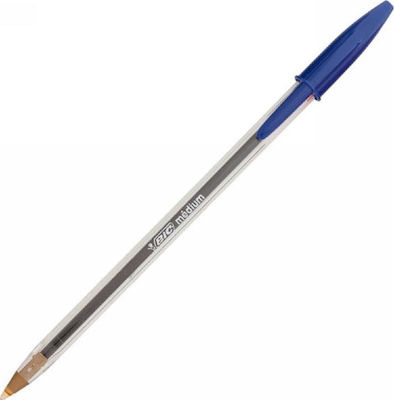 BIC ΣTYLO BALLPOINT 1.0mm ΜΕ ΜΠΛΕ MΕΛΑΝΙ CRISTAL ORIGINAL