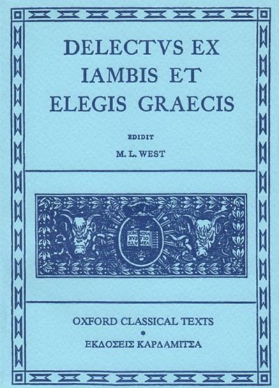 DELECTVS EX IAMBIS ET ELEGIS GRAECIS