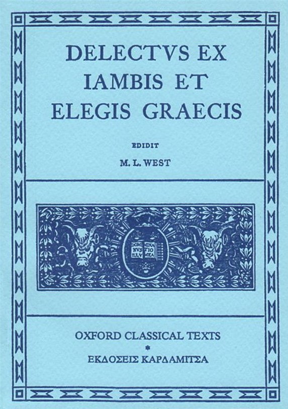 DELECTVS EX IAMBIS ET ELEGIS GRAECIS